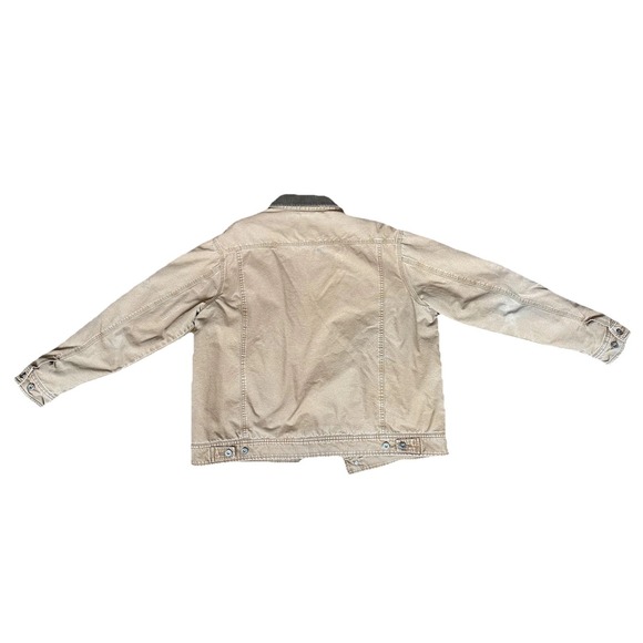 Woolrich Jacket Trucker Thrashed Mens XL Sherpa Lined Canvas Corduroy Collar - Picture 6 of 6